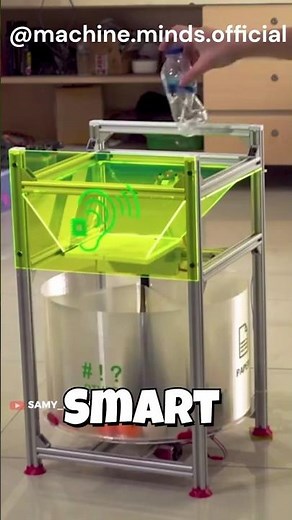 Meet the AI Bin That Recycles for You! 🗑️✨ #SmartBin #innovation