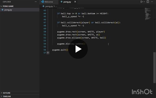 #python #gamedevelopment #ponggame #learningbydoing | Vishal Seetlani