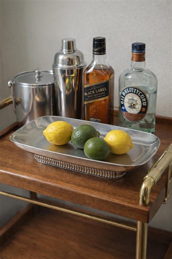 Vintage Reed & Barton Silverplate Tray | Mid-century Modern Serving Dish - Etsy