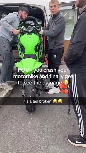 Motorbike Crash Aftermath: A Hilarious POV