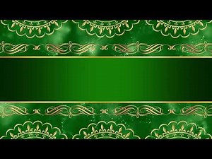 Wedding Invitation Card Design Intro Title Green Background Video HD