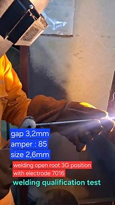 Welding Qualification Test 3G With electrode tenax 7016 -1 #welder #welding #electrode #WQT #structural #welderlife | Nampati Tarigan