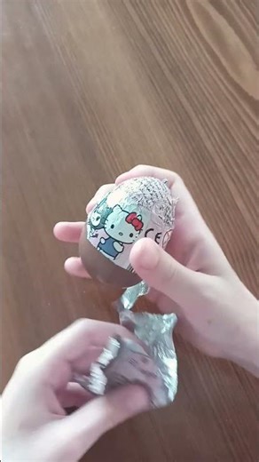 #Hello kitty chocolate egg asmr#