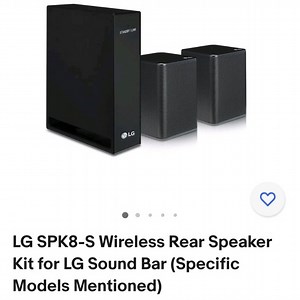 LG Wireless surround sound kit spk8-s 140 w Rms