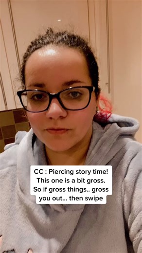 Gross piercing story time #fyp #storytime #piercing