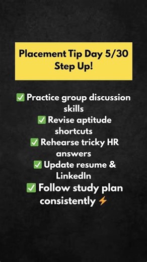 subscribe for more placement tips......