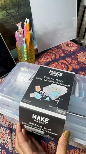 ✨✨Unboxing the Make Market Diamond art tool kit✨✨ #fyp #diamondart #unboxing #haultok