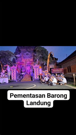 1K views · 12 reactions | Pementasan Pelatihan Barong Landung dari Stt Widya Kumara Sentana br.Taruna 22122025 DesaPeliatan . | Metrofile | Facebook