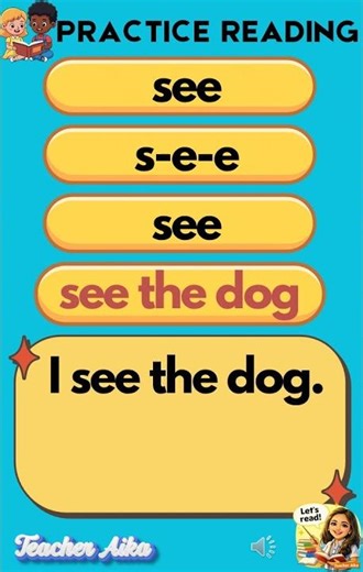 Reading Practice for Kids 📚 | Learn to Read Easy Sentences | SEE
