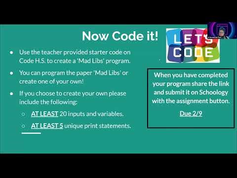 Python Mad Libs Tutorial #2 | CS1 Intro to Python Mini-Project