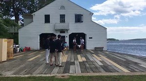 4.2K views · 169 reactions | Yale Harvard Regatta is officially underway! 3V launching for the first race of the day. Go Yale, Beat Harvard! | Yale Athletics | Facebook