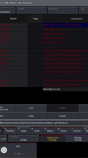 Disable Macro Line Syntax in MA3