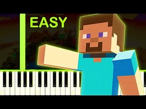 MINECRAFT MENU THEME - EASY Piano Tutorial