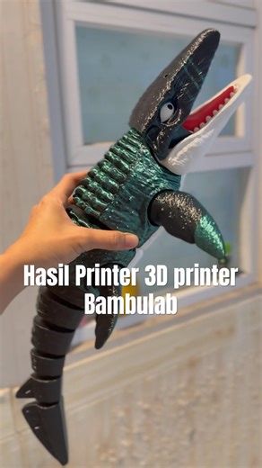 Now we can make our own toys at home with the BambuLab 3D Printer.