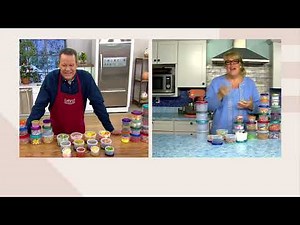 LocknLock 12-Piece Multi-Color Round Twist Lid Storage Set on QVC