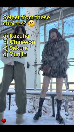 Who is the LEADER of LE SSERAFIM? #kpoptrivia #kpop #kpopchallenge #lesserafim