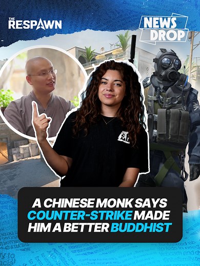 A Chinese monk has gone viral after he revealed that playing Counter-Strike had made him a ‘better buddhist.’ 🎥: Dasheng Studio #counterstrike #cs2 #gaming #newsdrop