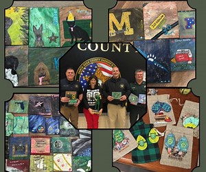 7.1K views · 33 reactions |  A big thank you to Excuse Me I Arted by Crystal for visiting the Santa Rosa County Sheriff’s Office, Friday December 5, and donating some of her incredible artwork—including a custom statue of Sheriff Johnson! We appreciate your talent and generosity.  | Santa Rosa County Sheriff's Office FL | Facebook