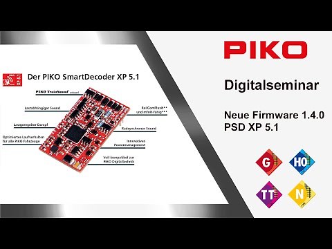 PIKO [D038] Digitalseminar Neue Firmware 1.4.0 für PIKO SmartDecoder XP 5.1