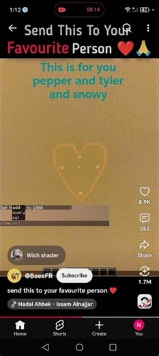 for my favorite YouTubers only tyler and snowy and just a pepper❤❤❤