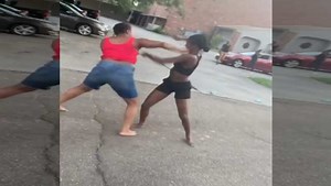 Couldn't Take A L: Chick Gets Knocked Silly Then Runs Off To Get A Bat!