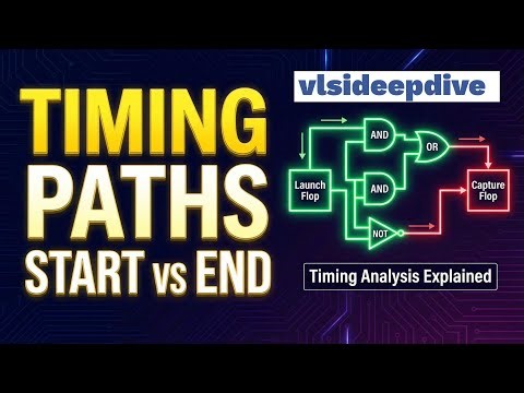 Timing Analysis in VLSI | STA - timing paths explained | STA Ep. 01 | Vikas Sachdeva