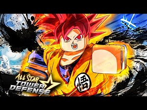 LVL 80 Super Saiyan God Goku Is Finally Here! (153k+DMG) On All Star Tower Defense