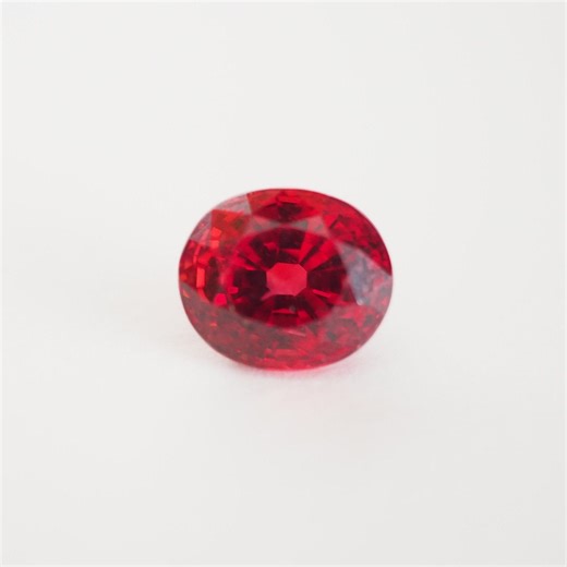 3.94 Carat Vivid Red Ruby: ICA Certified Loose Gemstone - Etsy