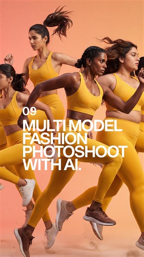 Rajeev Mehta on Instagram: "Now shoot Multi-Model Fashion Photoshoot wiith AI . Link for PROMPT - creativehead.ai/multi Follow for More"