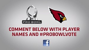 12K views · 26 shares | Pro Bowl voting is underway! Comment below with "Larry Fitzgerald, David Johnson, Chandler Jones, Patrick Peterson, Tony Jefferson, Carson Palmer, Calais Campbell, Markus Golden and Deone Buccanon + #ProBowlVote" | Arizona Cardinals | Facebook