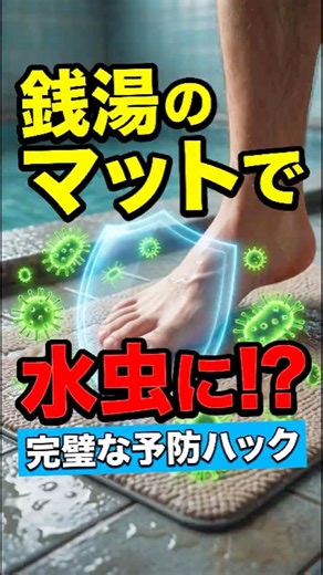 【医師解説】銭湯のバスマットで水虫にならない神ワザ #水虫 #銭湯 #感染 #医師解説 ‪@drkenmedical‬