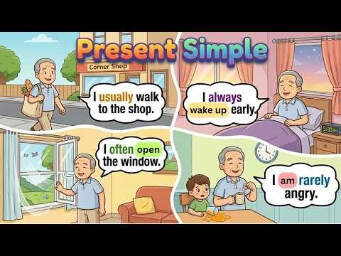 Present Simple for Beginners | Speak English Confidently Today 📗