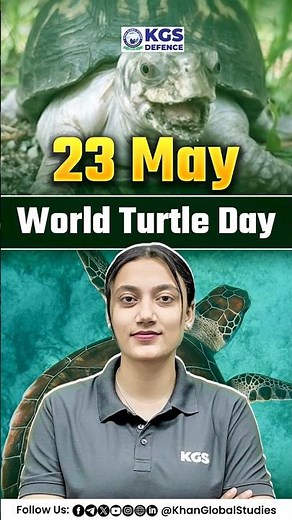 World Turtles Day 23 May | Protect Our Ancient Friends #worldturtleday #dailycurrentaffairs #kgs