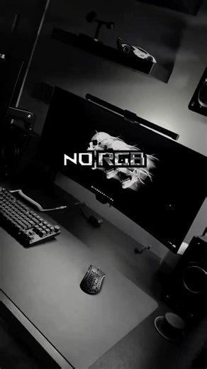 No RGB Gaming Setup... #desksetup #gamingroom #deskgoals #setupinspiration