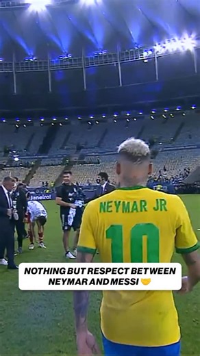 In celebration of Neymar’s 34th birthday today, we’re looking back at this heartfelt moment after the 2021 Copa América Final, when he shared a long hug with Messi 👏 A true sign of respect from the Brazilian soccer legend 🇧🇷 | FOX Soccer
