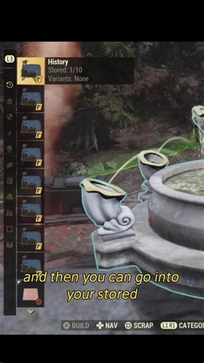 how to delete stored items in a camp with the new fallout 76 camp building update season 22