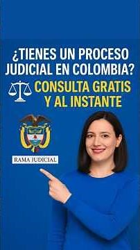 Do you have a lawsuit in Colombia? ⚖️ Find out in seconds without leaving home.