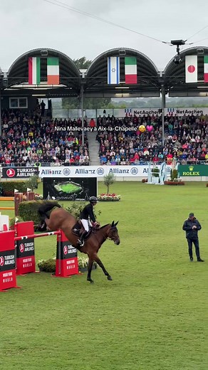 Parcours équestres de Nina Mallevaey à Aix-la-Chapelle