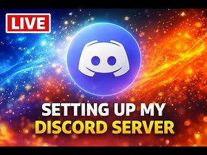 Building my Discord Server LIVE | Chill NCS Stream