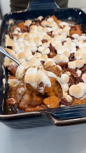 206K views · 303 reactions | perfect holiday side dish easy classic sweet potatoes made with sweet potatoes, brown sugar, fresh orange juice and marshamllows. yum! thanks for watching! this video was produced by Network Medi and Jacky P | Jacky’s Kitchen | Facebook