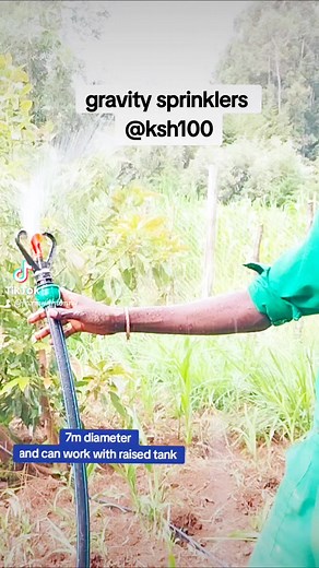 gravity sprinklers no pump needed | Farm with Tonny greenhouse and irrigation solutions