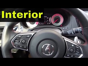 2021 Acura RDX A Spec Interior Review-Red Leather Seats