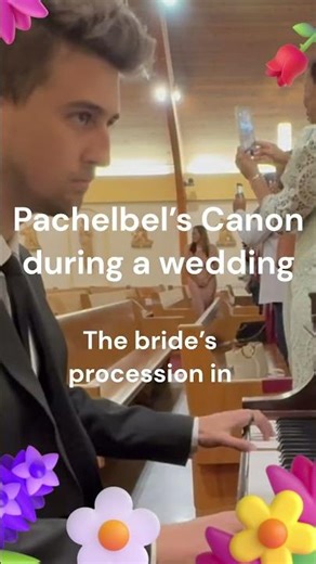 Special wedding moment Canon in D