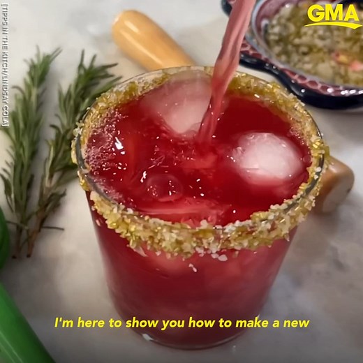 Tipps in the Kitch shows how you can easily whip up these spicy pomegranate margaritas for your holiday guests. https://gma.abc/2UKP3ch | Good Morning America