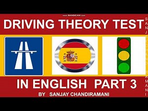 Spanish Driving Theory Test in English