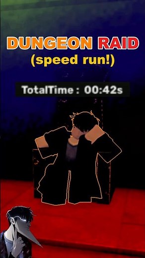 DUNGEON RAID SPEED RUN! #huntyzombies #roblox #speedrun