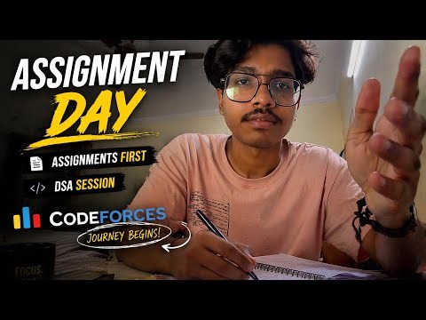 Starting Codeforces | Assignment Work Day
