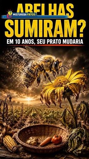E se as abelhas sumirem? 🐝