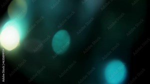 Lens flare with chaotic bokeh highlights on black background, Light leak bokeh for overlay. Stock Video