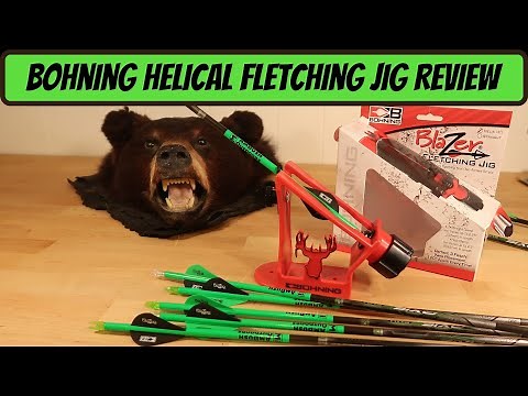 BOHNING HELICAL FLETCHING JIG REVIEW - How to Fletch Arrows